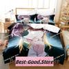 Kawai Hayato Suou Beding Set Single Twin Ful Quen King-Sized Dimensionsd Dimensions Bed Linen Set Adult People Kid Bedrom Duvetcover Sets 3D Anime Bed