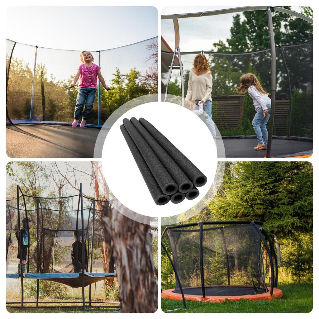 Trampolinstolpskydd Skumhylsor Trampolinstolpskydd Rör Vaddering Ersättning Stadigt Säkert för Säker Utomhusstuds