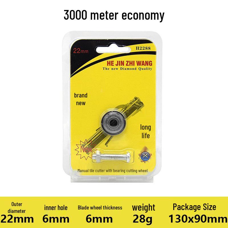 Manual Glass and Tile Cutting Machine with T-Type Alloy Blade Accessories