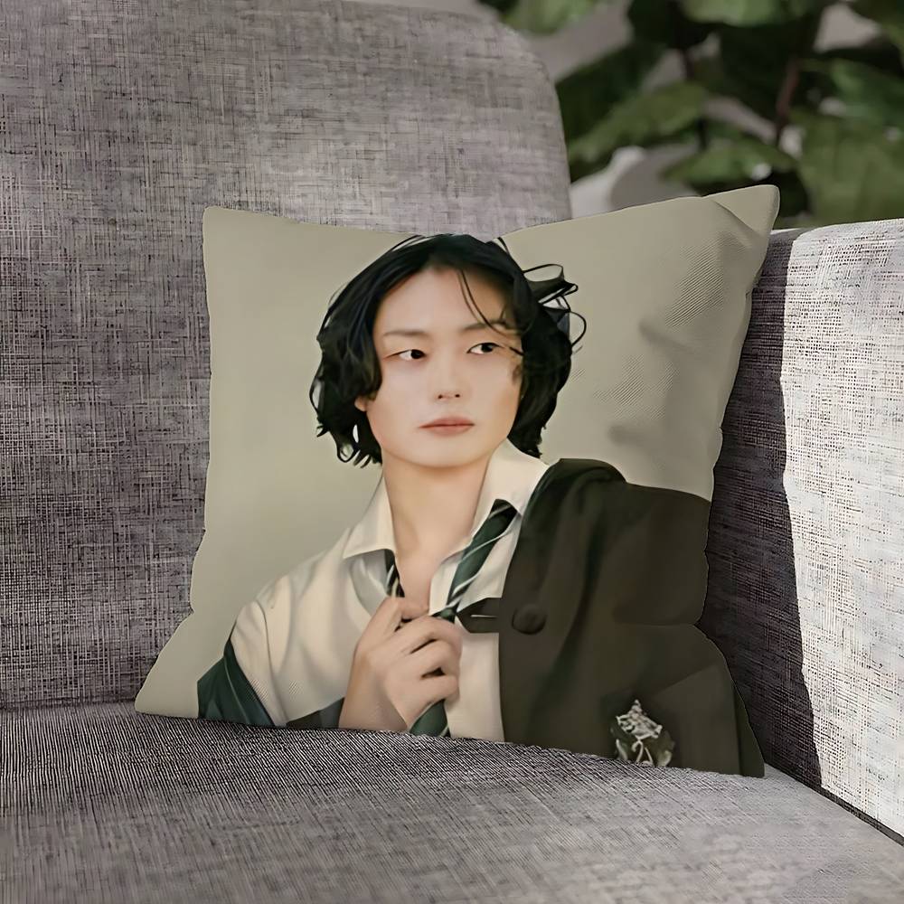 R-Roh J-Jae W-Won Pillow Case For Sofa Decor Home Car Office Living Room Printing Cushion Cover Decorations and Protector