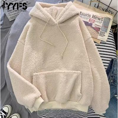 Women's Fashion Casual Solid Color Print Long Sleeve Hooded Hoodies & Sweatshirts