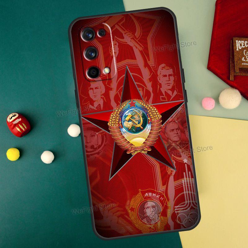 Coat Of Arms Russian CCCP Flag Case For Realme GT Neo 2 GT Master C21 8i 7 8 Pro Cover For OnePlus 9 10 Pro 9R 8T Nord 2