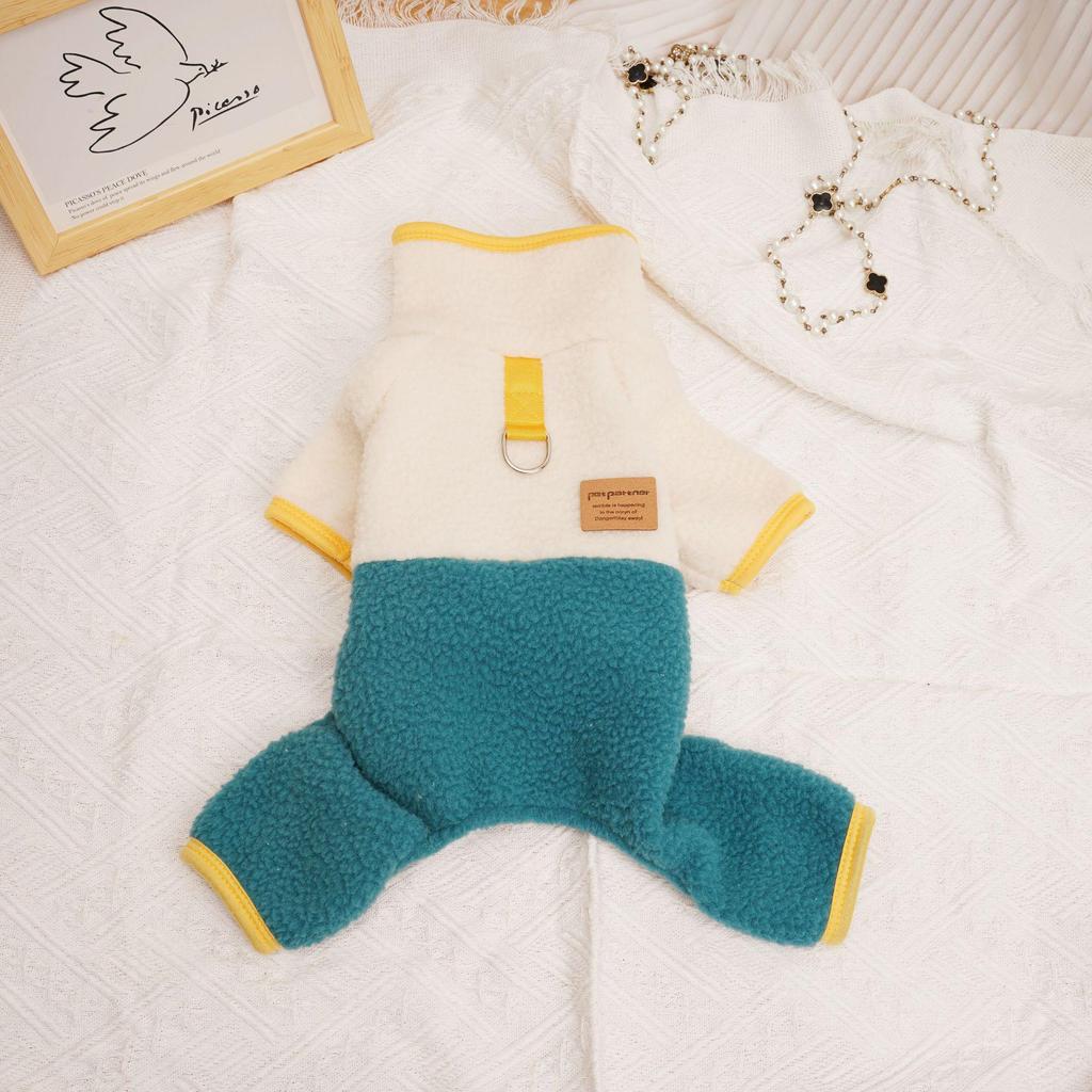 Dicke Herbst-/Winterkleidung im koreanischen Stil mit vier Beinen für kleine Hunde & Katzen - Heißer Verkauf