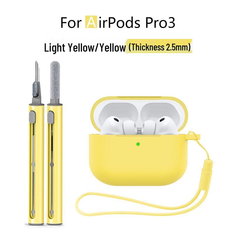 Compatible with Apple AirPods Pro 3 Silicone Protective Case, Bluetooth Earphone Cover