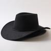 Popular European and American Classic Big-brimmed Western Cowboy Hat Men's and Women's Outdoor Fashion Anti-sun Cowboy Hat Jazz Hat