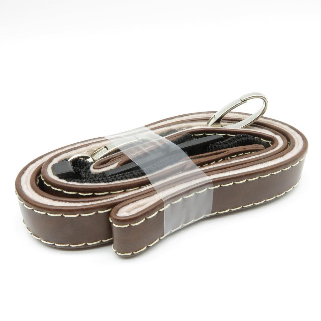 [No Brand] Synthetic Leather Digital Camera Case, Compatible with Panasonic TZ90, Storage and Protection Pouch (Dark Brown) [Parallel Import]