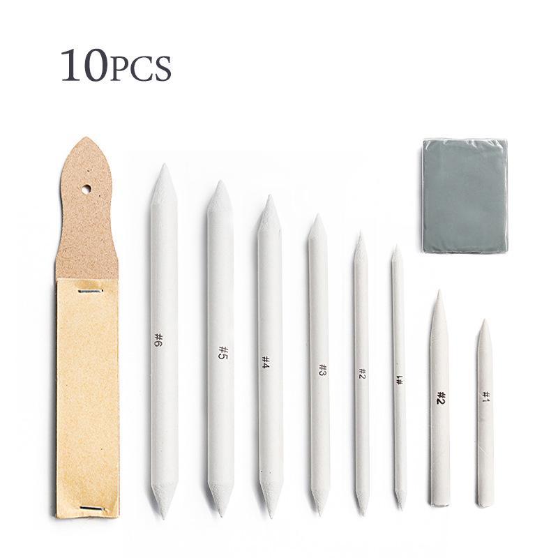 10-częściowy zestaw narzędzi do ceramiki i rzeźby w glinie