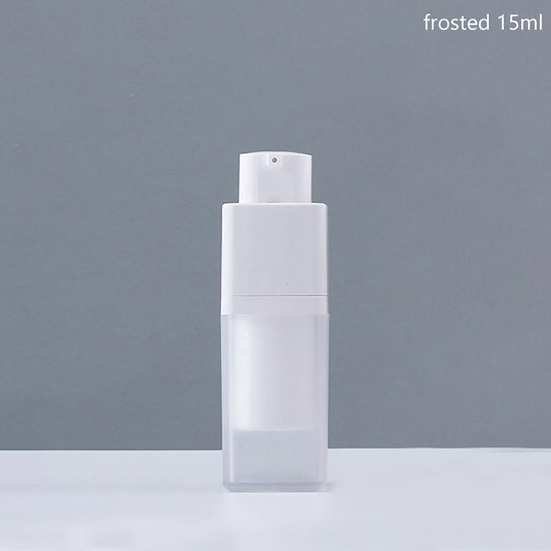 

15 мл 30 мл 50 мл Безповітряний Насос Обертовий Косметичний Контейнер Матовий Двошаровий Потовщений Квадратний Лосьйон Порожня Безповітряна Пляшка B1