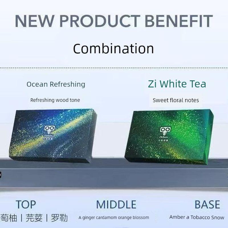 Car-Mounted Incense Brick Incense Aromatherapy Home Solid Balm Hidden Anti-Freezing Long-Lasting Deodorant Deodorant Fragrance Ornaments [Combo Pack] Ocean Refreshing + Gardenia White Tea