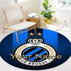 Club Brugge KV Custom Name Round Area Rug,Carpet Rug for Living Room Bedroom Sofa Playroom Decor,Non-slip Floor Mat