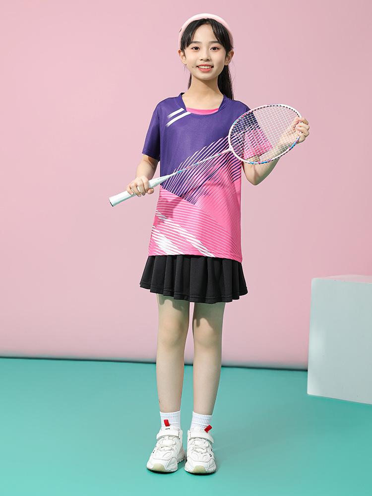 Children's Badminton Clothing, Table Tennis Clothing, Tennis Clothing Set, Boys' Sportswear, Girls' Quick-drying Training Clothing, Men's