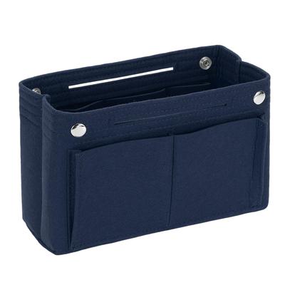 Uxcell Luggage Organizer Insert with Snap Closure, Multi-Function Compartment, Pouch Liner, Shaped Insert for Dome-Shaped Satchels, Totes, and