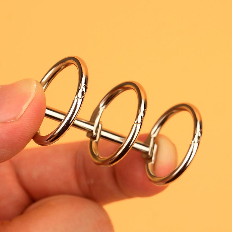 Six-Hole Metal Binder Rings - Multi-Hole Loose Leaf Binding Clip