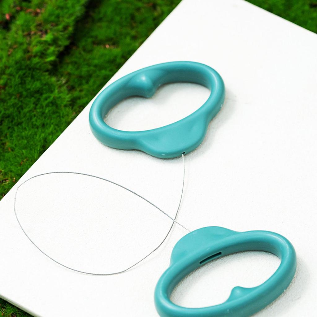 Pottery Tools Soft Rubber Handles Cutting Mud Lines Mud Clay Tools Steel Wire Cutting Mud Lines Polymers Clay Cutter