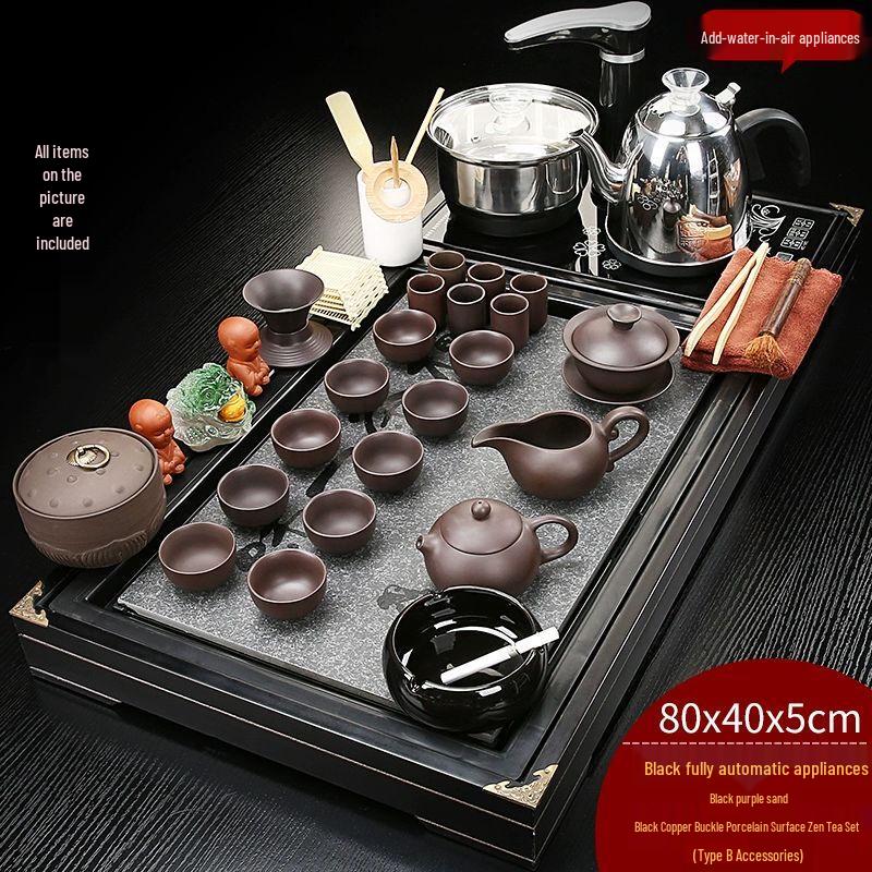 

Автоматический набор для чая Гунфу со встроенным чайником One Size