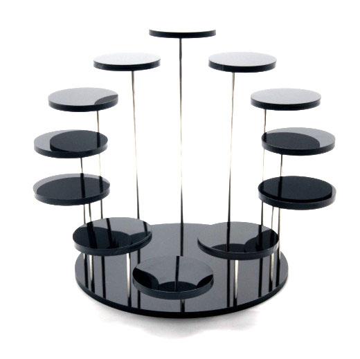 Round Jewelry Display Stand Multi Layer  Display Riser Stand Cake Dessert Rack Party Decorative