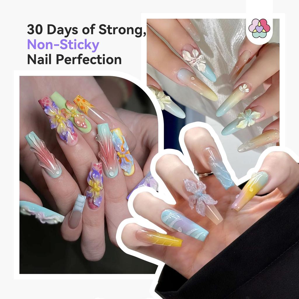 SAVILAND 3D Nail Builder Advanced Solid Builder Nail Gel Clay Gel Clear Hard Gel Function Nail Extensions Nail Art Sculpting Salon Gentle on Nails 15g