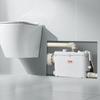 VEVOR Pompe broyeuse, 500W, Débit 6600 L/h, Hauteur de refoulement 8 m, Pompe de relevage pour eaux usées avec broyeur, 3 entrées d'eau pour WC, Sous-sol, Cuisine, Évier