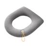 Closestool Pad Super Soft Wear Resistant Fabric Fade-resistant Toilet Seat Protective Mat for Home