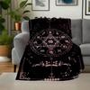 Astrology Zodiac Horoscope Symbol Print Wall Art PosterBlanket Flannel Throw Blanket for Sofa, Bed, Travel, Camping, Office