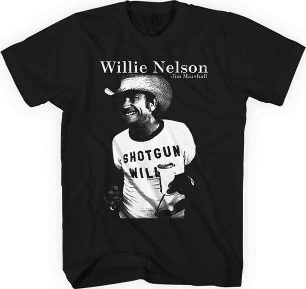 

Willie Nelson Shotgun Music Band Short Sleeve Black Us Import Unisex T-Shirt
