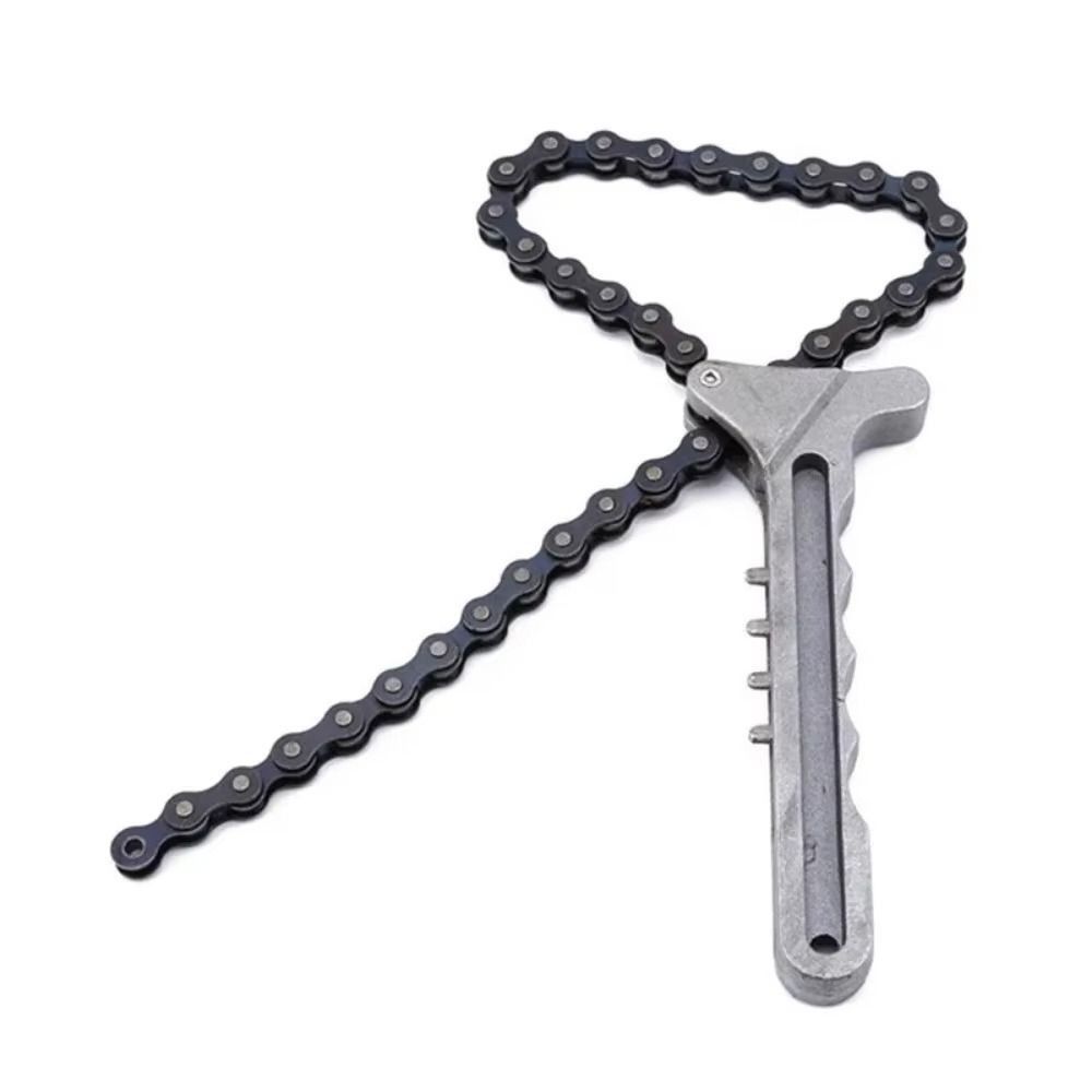 High Quality Oil Filter Chain Grip Adjustable Engine Oil Filter Wrench  Maintenance