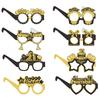 8Pcs18~ 80Th Birthday Party Decoration Glasses Birthday Party Atmosphere Photo Props