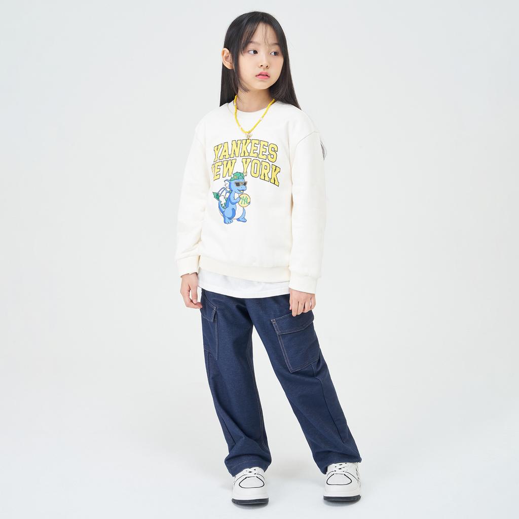 New MLB Sweatshirt New York Yankees Year Of The Dragon Limited Edition Collection SS24 Cream Kids' 7AMTDN141-50CRS