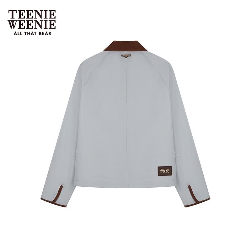 Teenie Weenie Women's Retro Color-block Barn Style Padded Jacket