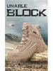 Men's Plus Size Fleece-Lined Combat High-Top Boots - Outdoor Casual Winter Hiking Shoes, 2025 Model