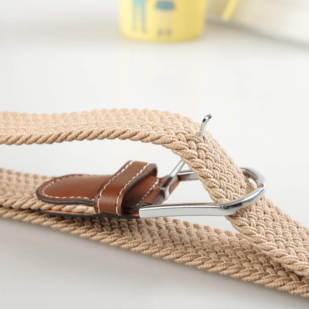 XDIAN Elastic Casual Mesh Braided Business Adjustable Perfect for and Fashionable Black Women's Belt, Belt, Mesh, & Casual, Size, Commuting, School,