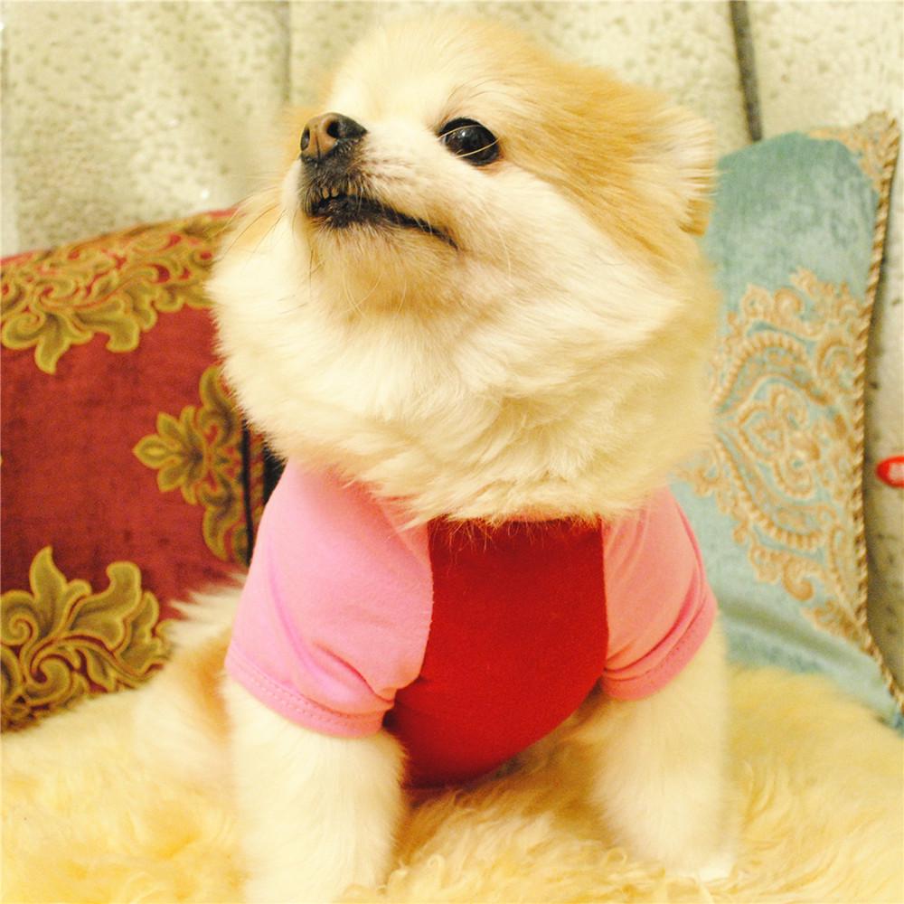 Pet Puppy Summer Footprints Vest Small Dog Pet Clothes T Shirt