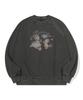 CPGN STUDIO Happy Tommy Raglan Pigment Sweatshirt Smoke Black
