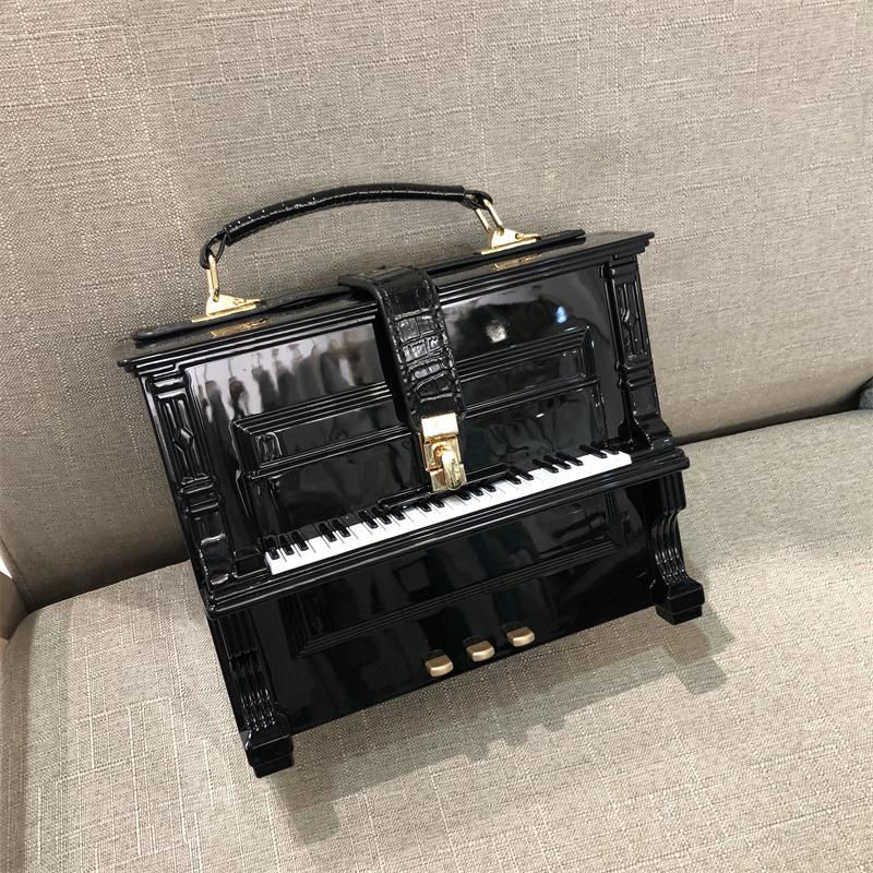 

Piano Shape Handbag Women Acrylic Box Shoulder Bag Ladies Creative High Quality Chic Shaped Small Square Crossbody Bag 2026 New