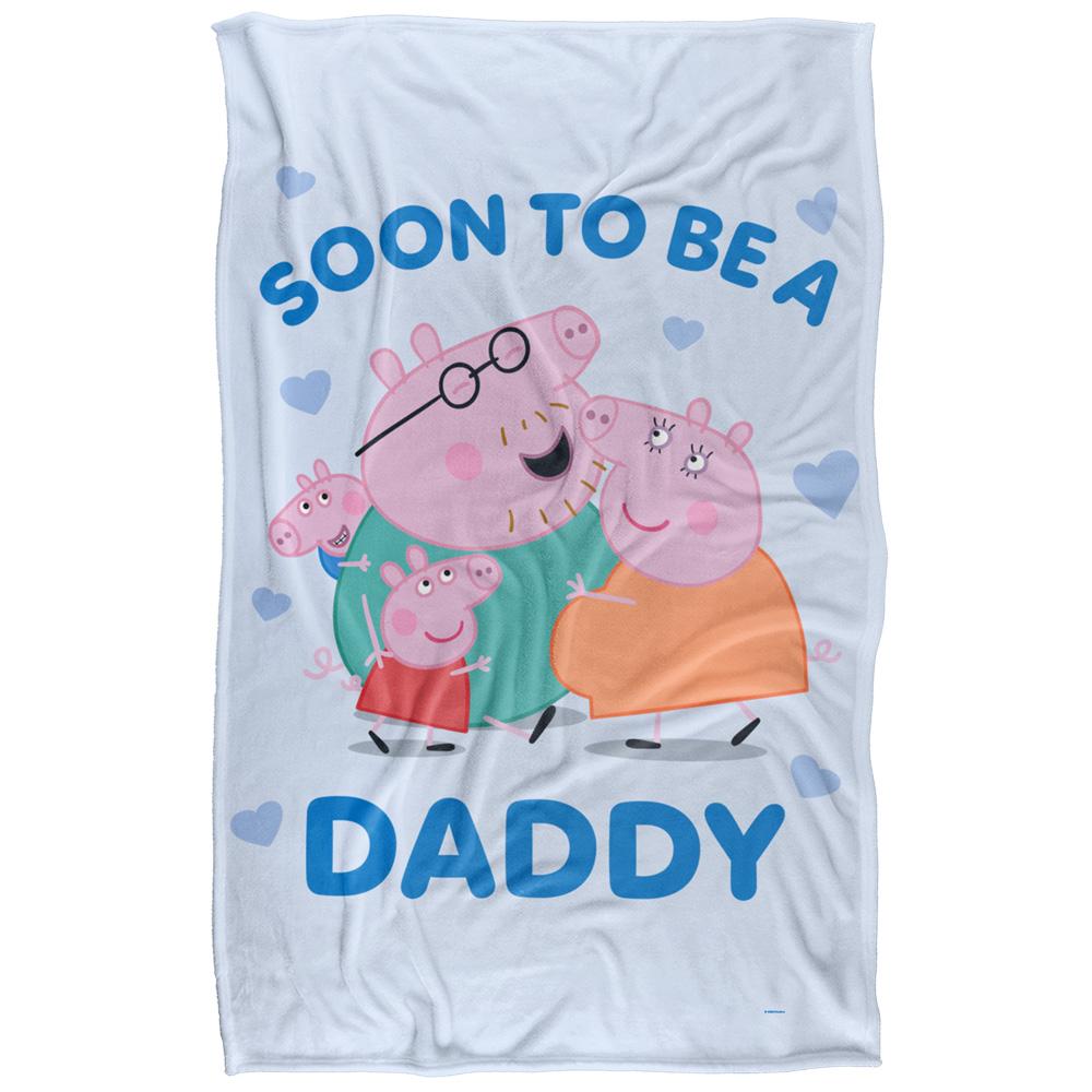 Peppa Pig Soon To Be Daddy Pig Blanket