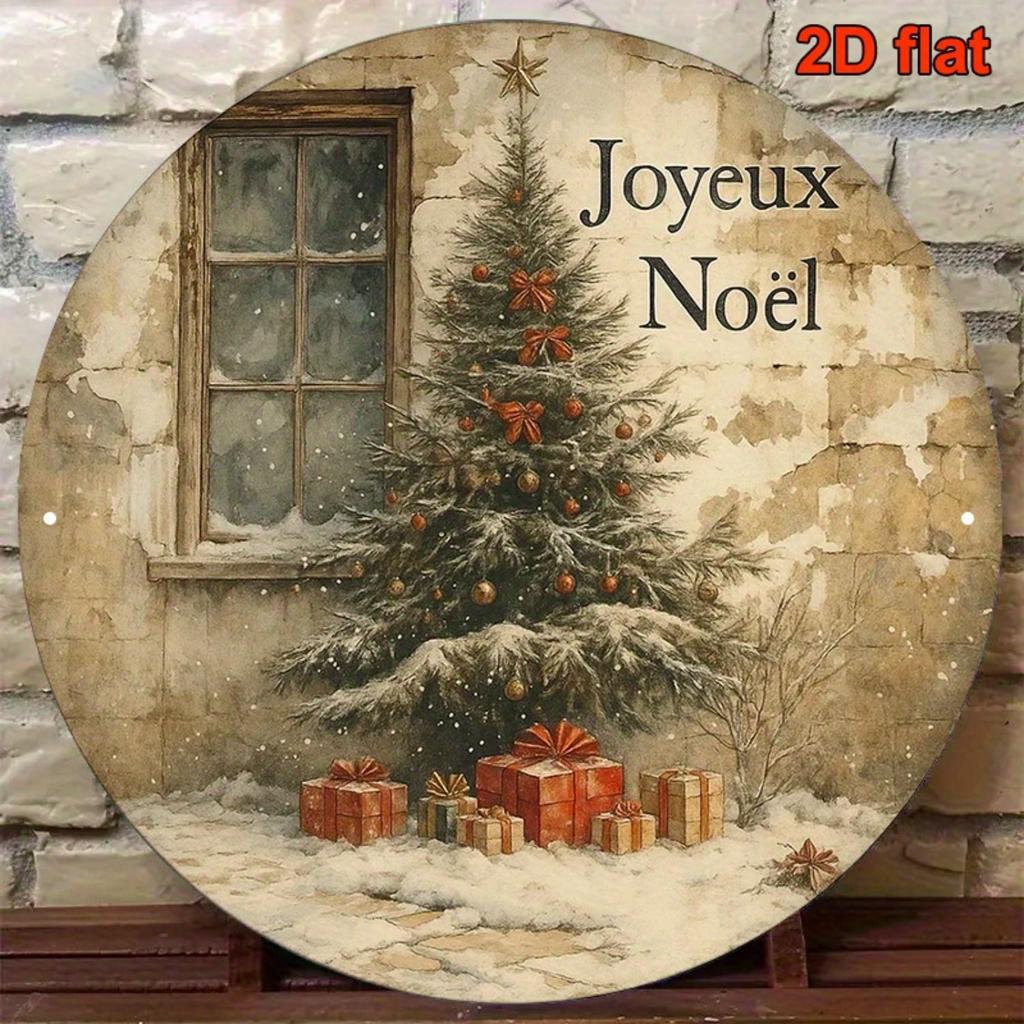 2D Flat Metal Wall Sign Decor