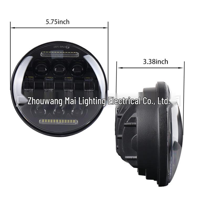 New Style 5.75-Inch Headlight for Harley Motorcycle Modifications