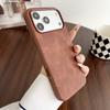 Luxury Faux Lambskin Leather Texture Phone Case For Samsung Galaxy S26 S25 S24 S23 Ultra Plus 5G Solid Color Matte TPU Cover