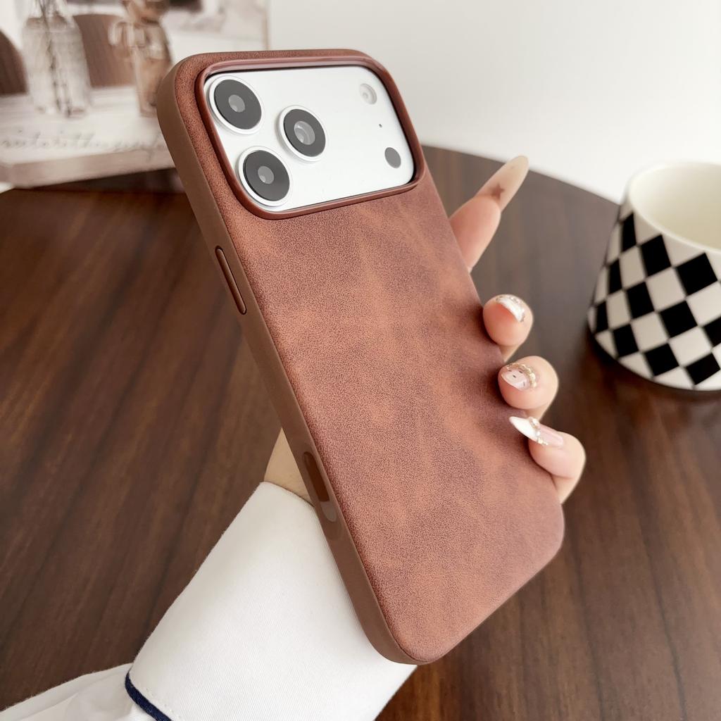 Luxury Faux Lambskin Leather Texture Phone Case For Samsung Galaxy S26 S25 S24 S23 Ultra Plus 5G Solid Color Matte TPU Cover