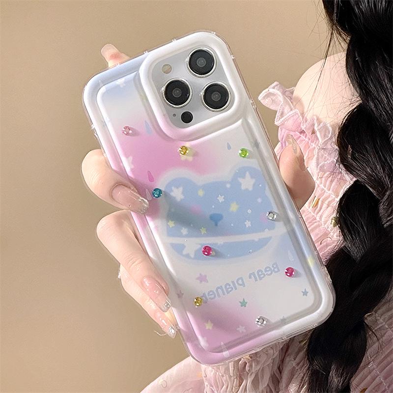 Zhitai Shock-Absorbing Cartoon Airbag Case for iPhone 11/13Pro/14/15 Pro Max