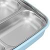 4 Compartment Leakproof Lunch Box 304 Stainless Steel Food Storage Container  For Office