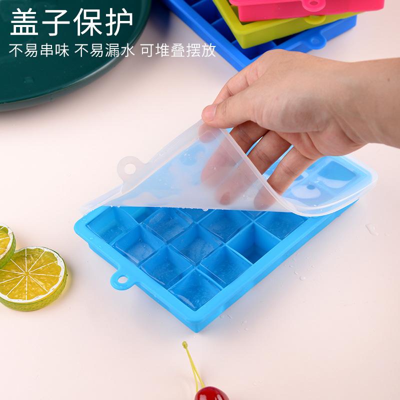 1PC Silicone 24 grids Ice Cube Maker Form For Candy Cake Pudding Chocolate Molds Easy-Release Square Shape Trays