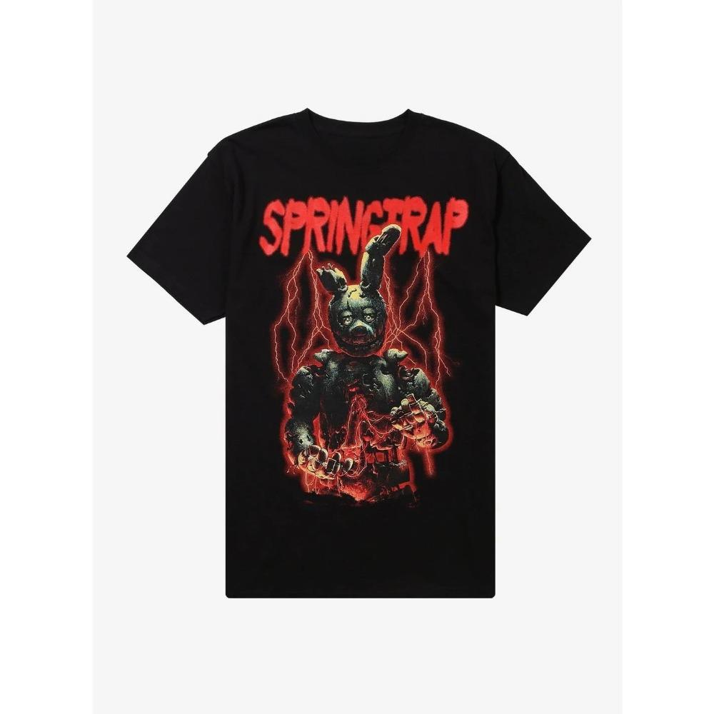 2026 Five Nights At Freddy's Freddy Fazbear's Pizza T-Shirt Both Men and Women Can Wear Fashionable Short-sleeved Shirts