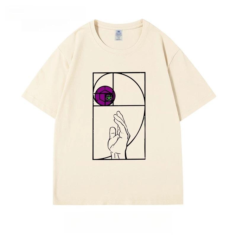 2026 JoJo's Bizarre Adventure STEEL BALL RUN Printed Short Sleeve Anime T-Shirt Men's Women Summer Cotton Loose Two-Dimensional T-Shirt