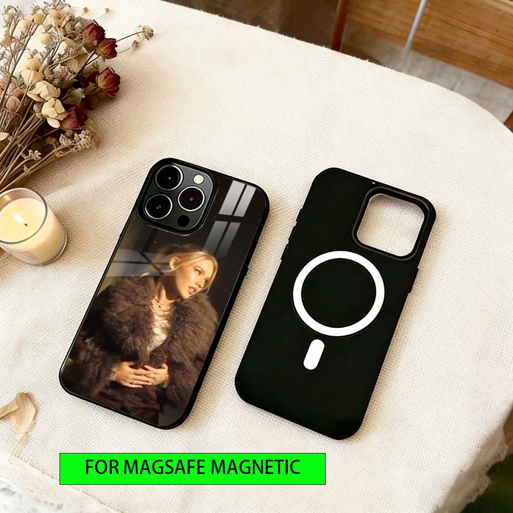 Coque de téléphone Freya S-Skye Pour iPhone17,16,15,14,13,12,11 Plus,Pro Magnétique Pour Magsafe Chargement Sans Fil