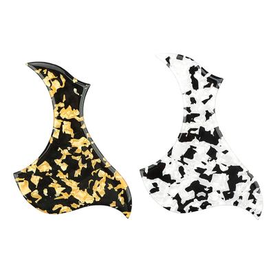 Guitar Pickguard Sticker String Instrument Accessory PVC Texture Scratch Plate Guitar Back Plate for Guitar Lovers