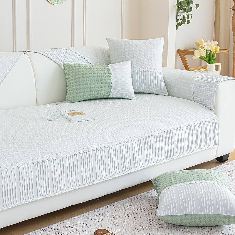 Neue Sommer Eis Seide Matte Sofakissen Rutschfest Sommer Sommer Kühlkissen Kühles Sitzkissen Sofabezug