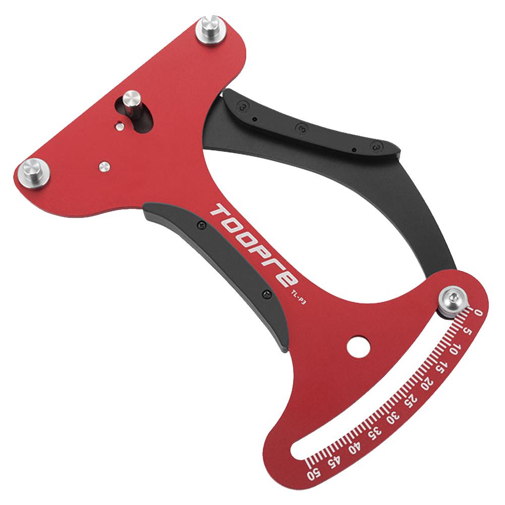 Spoke Tension Meter Bike Wheel Spokes Checker Aluminum Alloy Bicycle Wheel Repair Tool Ergonomic for Mountain Bike