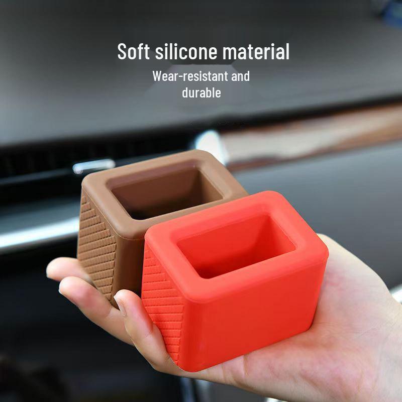 Set Fixator Universal Cataramă Centură de Siguranță Auto & Husă Protectoare din Silicon