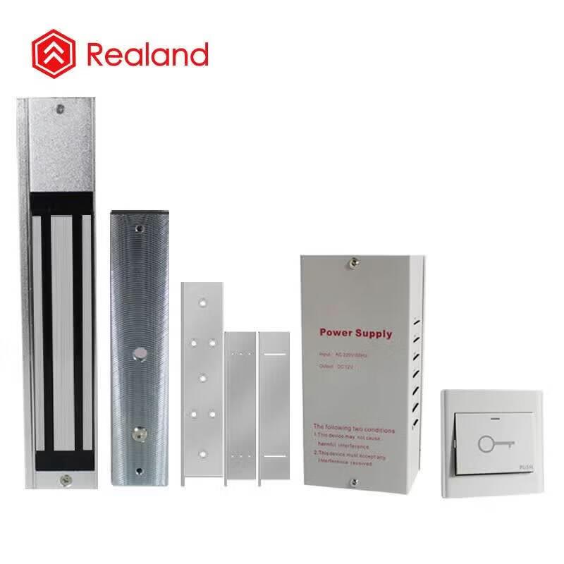 

Realand 12V Single Door Magnetic Lock Access Control Kit CN plug (adapter included)